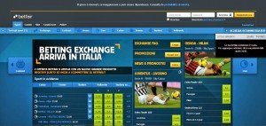 Homepage Betfair Italia