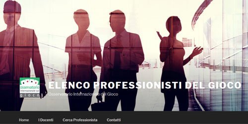 Università di Salerno. Gioco, II° edizione del Corso di aggiornamento e perfezionamento professionale Università di Salerno. Gioco, II° edizione del Corso di aggiornamento e perfezionamento professionale