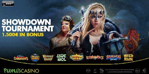 Showdown Tournament, la promo di People’s Casino premia con 100 Bonus Showdown Tournament, la promo di People’s Casino premia con 100 Bonus