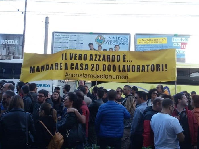 Legge giochi Puglia, Sozzo (Filcams Cgil): proibizionismo non è la cura, si rischia problema occupazionale Legge giochi Puglia, Sozzo (Filcams Cgil): proibizionismo non è la cura, si rischia problema occupazionale