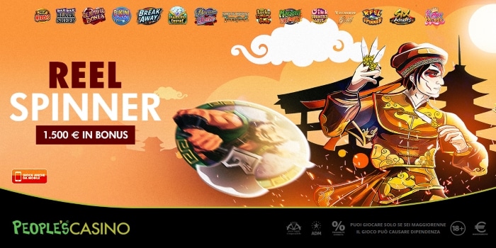 Reel Spinner: su People’s Casino una settimana di promo con 100 premi in palio Reel Spinner: su People’s Casino una settimana di promo con 100 premi in palio