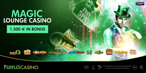 People’s Casino fa la magia: 100 premi in palio con la promo Magic Lounge People’s Casino fa la magia: 100 premi in palio con la promo Magic Lounge