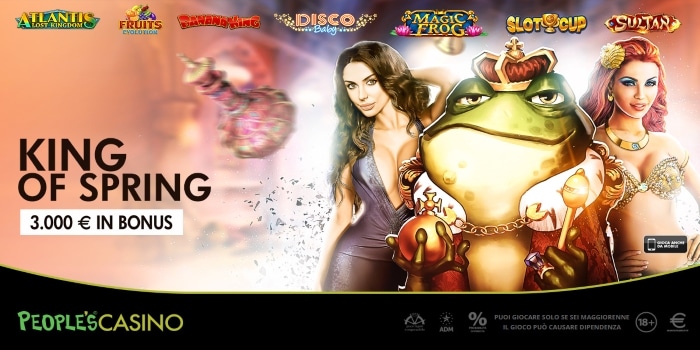 People’s Casino, 3mila euro al Re di Primavera: a chi andrà il trono della promo? People’s Casino, 3mila euro al Re di Primavera: a chi andrà il trono della promo?