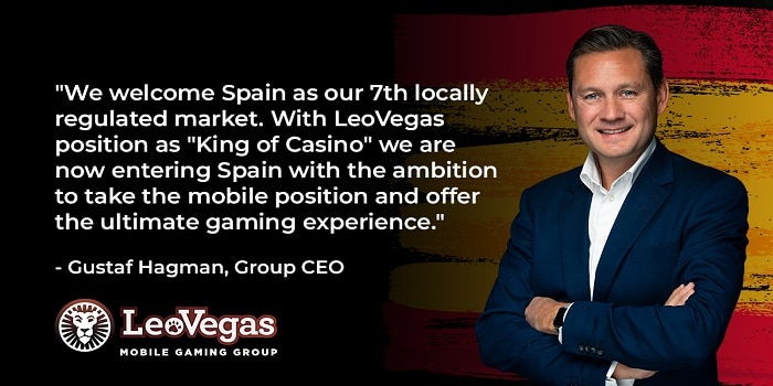 LeoVegas ottiene una licenza di gioco online per la Spagna LeoVegas ottiene una licenza di gioco online per la Spagna