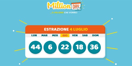 Million Day, la classifica TOP 10 vincite Million Day, la classifica TOP 10 vincite