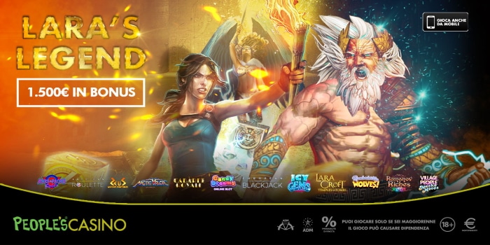 Lara’s Legend: promo da 100 bonus per la più famosa eroina di videogame al mondo Lara’s Legend: promo da 100 bonus per la più famosa eroina di videogame al mondo