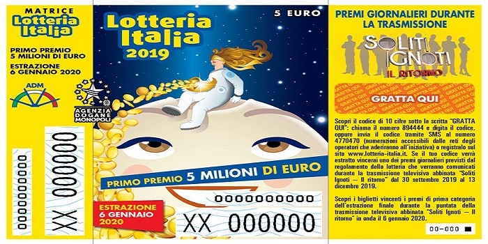 Lotteria nazionale. Oggi il via alla edizione 2019 Lotteria nazionale. Oggi il via alla edizione 2019