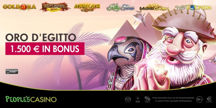 Nuova missione del People’s Casino: questa settimana è caccia all’Oro d’Egitto Nuova missione del People’s Casino: questa settimana è caccia all’Oro d’Egitto
