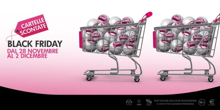 Black Friday, 5 giorni di super sconti per il Bingo proposto da Microgame Black Friday, 5 giorni di super sconti per il Bingo proposto da Microgame