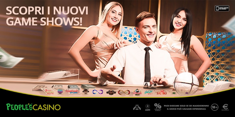 Nuove specialità live su People’s Casino: zero imprevisti e tante probabilità Nuove specialità live su People’s Casino: zero imprevisti e tante probabilità