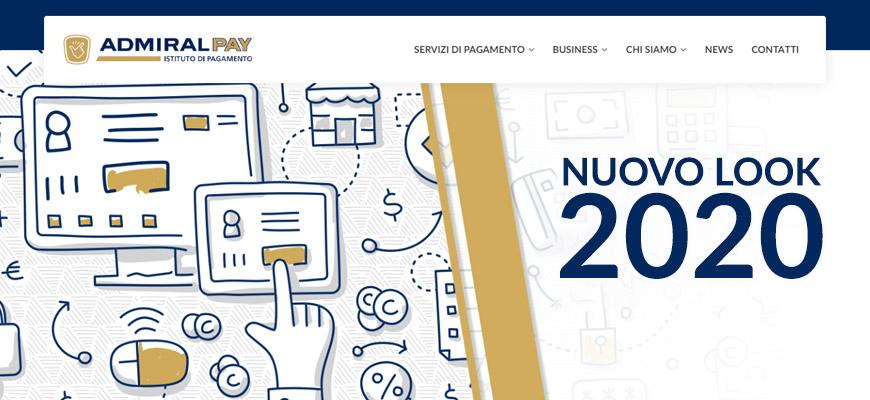 Il sito di ADMIRAL Pay si è rifatto il look Il sito di ADMIRAL Pay si è rifatto il look