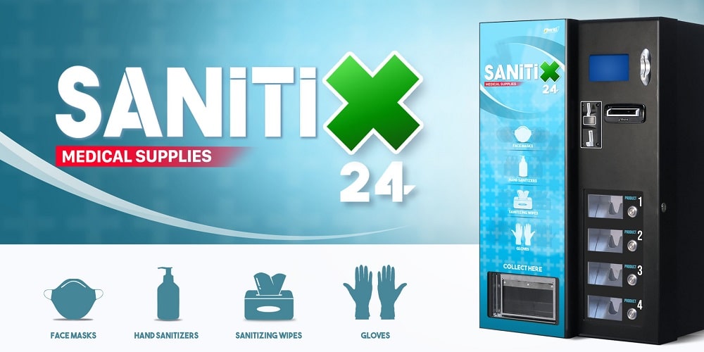 Alberici S.p.A realizza SANITIX24, il distributore per il servizio igienizzante express 24H su 24 Alberici S.p.A realizza SANITIX24, il distributore per il servizio igienizzante express 24H su 24