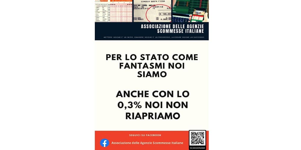 Scommesse. “Stanno cercando di distruggere il settore”. 14 maggio manifestazione di protesta Scommesse. “Stanno cercando di distruggere il settore”. 14 maggio manifestazione di protesta