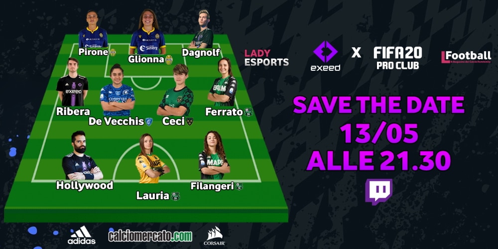 Nasce “Lady Esports”: le calciatrici della Serie A nel primo format di gaming competitivo al femminile Nasce “Lady Esports”: le calciatrici della Serie A nel primo format di gaming competitivo al femminile