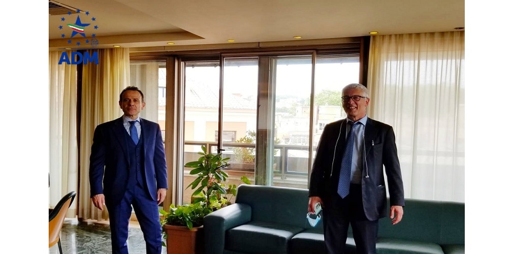 Il direttore Marcello Minenna (ADM) incontra il Presidente della Commissione Parlamentare Antimafia Nicola Morra Il direttore Marcello Minenna (ADM) incontra il Presidente della Commissione Parlamentare Antimafia Nicola Morra