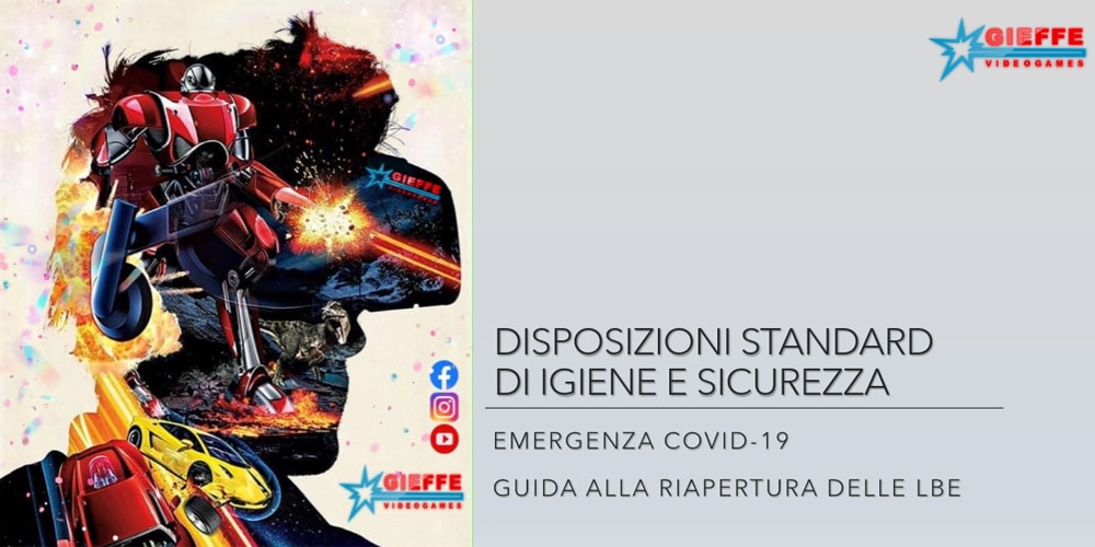 Riapertura giochi, GIEFFE srl: protocollo per l’uso dei dispositivi di Realtà Virtuale Gieffe Protocollo
