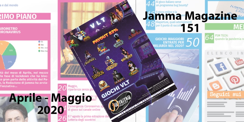 Jamma Magazine di Aprile e Maggio da oggi online Jamma Magazine 151