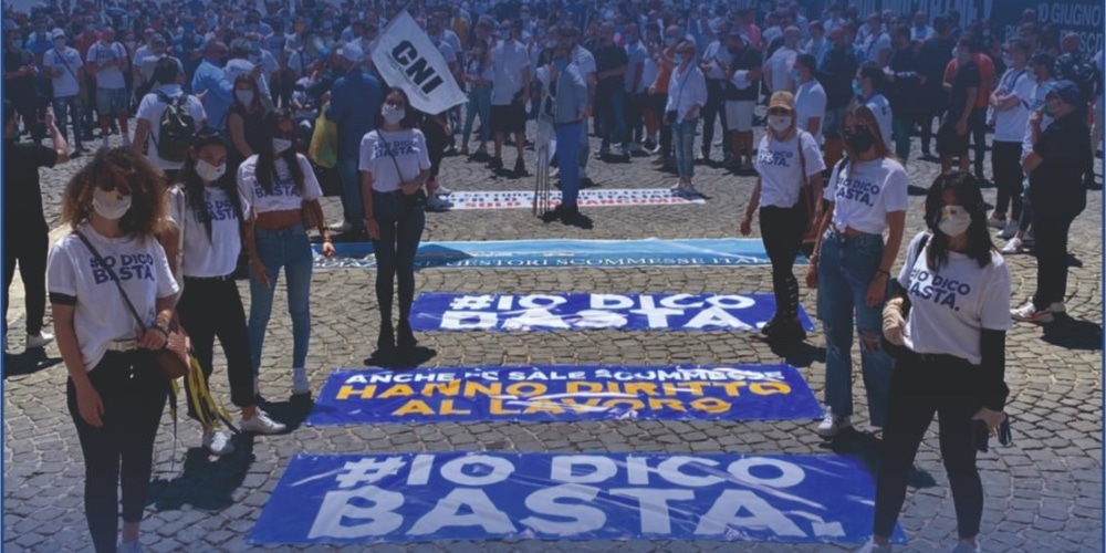 Giochi, #iodicobasta: venerdì operatori di tutta la Sicilia scendono in piazza a Palermo contro la chiusura delle sale Giochi, #iodicobasta: venerdì operatori di tutta la Sicilia scendono in piazza a Palermo contro la chiusura delle sale