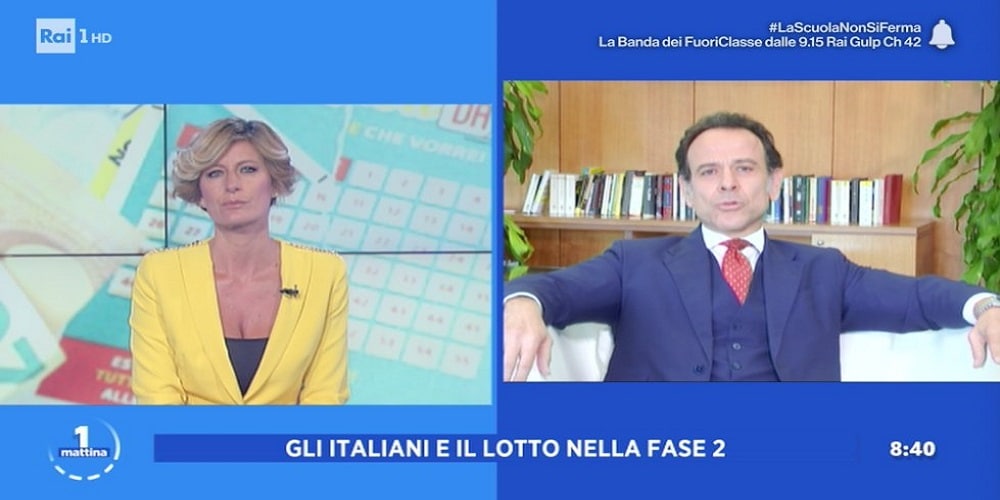 Sono tornati Lotto, Superenalotto ed Eurojackpot. Il dir. Minenna (ADM) a UnoMattina Sono tornati Lotto, Superenalotto ed Eurojackpot. Il dir. Minenna (ADM) a UnoMattina