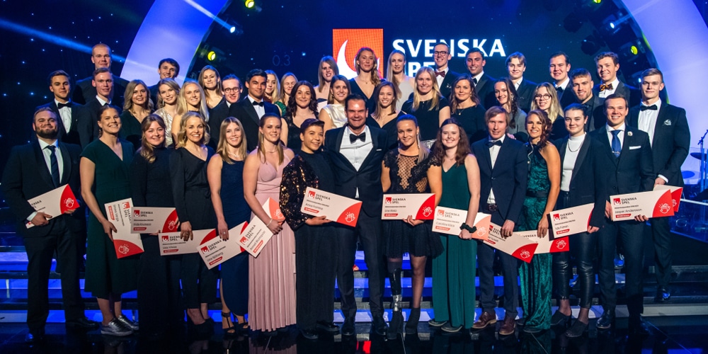 Svenska Spel e National Sports Federation per la sicurezza nel gioco e nello sport Premiazione Swenka Spel