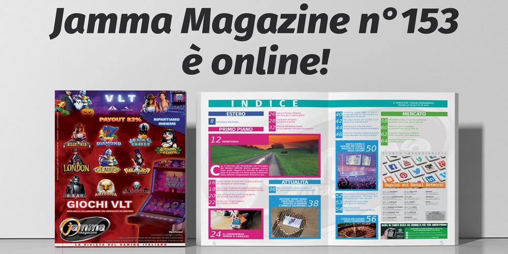 Jamma Magazine di Luglio 2020 è online Jamma Magazine