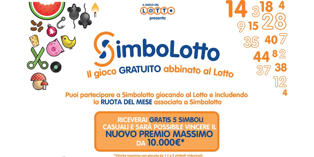 Simbolotto, il premio massimo sale a 10mila euro Simbolotto