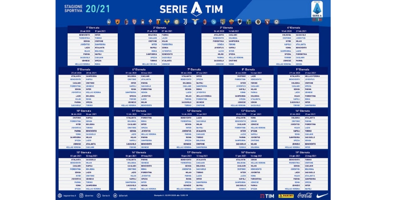 Scommesse. Serie A. Ecco il calendario della prossima stagione Scommesse. Serie A. Ecco il calendario della prossima stagione