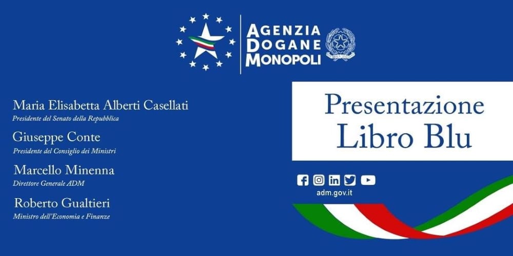 Adm: l’11 settembre la presentazione del Libro Blu 2019 Adm: l’11 settembre la presentazione del Libro Blu 2019