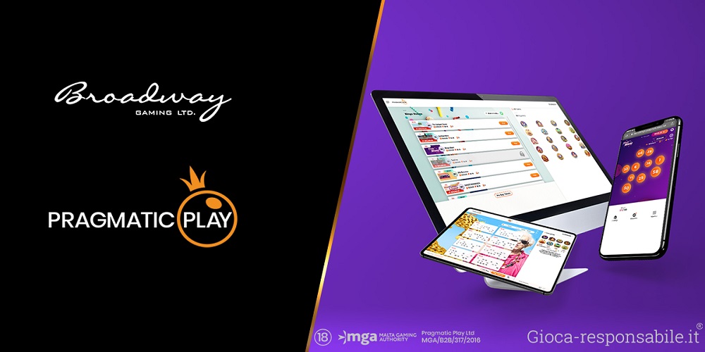Pragmatic Play sigla accordo storico con Broadway Gaming per i prodotti Bingo Pragmatic Play sigla accordo storico con Broadway Gaming per i prodotti Bingo