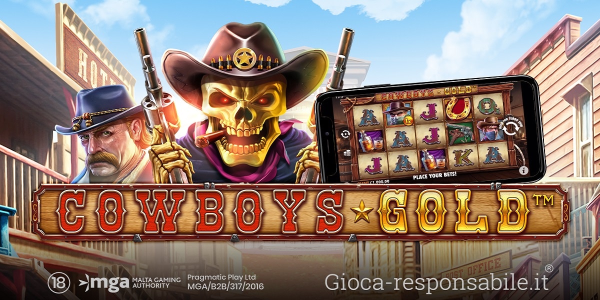 Nuova avventura per Pragmatic Play con Cowboys Gold, la slot del Far West Nuova avventura per Pragmatic Play con Cowboys Gold, la slot del Far West