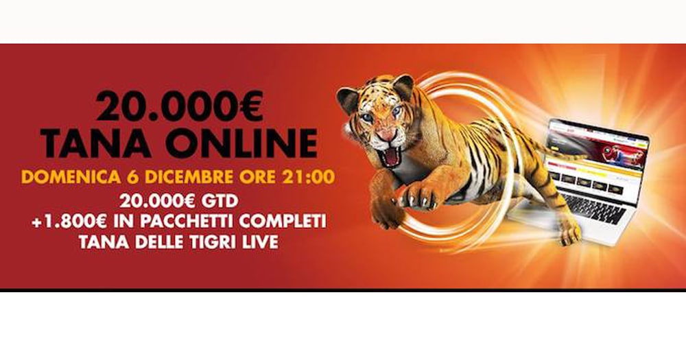 Poker. Il Tana delle Tigri sbarca online su Lottomatica Tana del Tigri