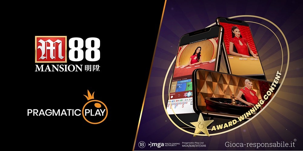 Pragmatic Play lancia 8 tavoli da casinò live su M88, il brand asiatico dell’operatore Mansion Pragmatic Play lancia 8 tavoli da casinò live su M88, il brand asiatico dell’operatore Mansion