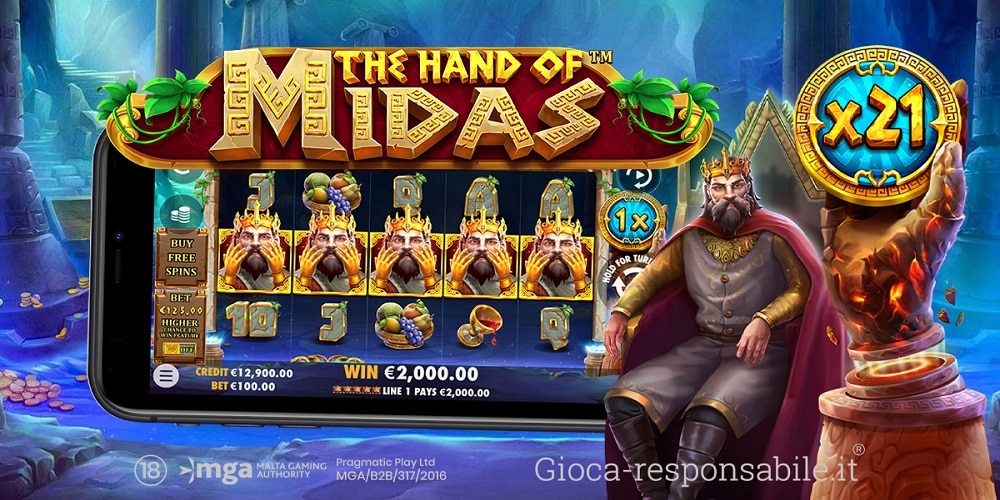 The Hand of Midas: ecco la nuova slot Pragmatic Play pronta a trasformare in oro ogni giocata The Hand of Midas: ecco la nuova slot Pragmatic Play pronta a trasformare in oro ogni giocata