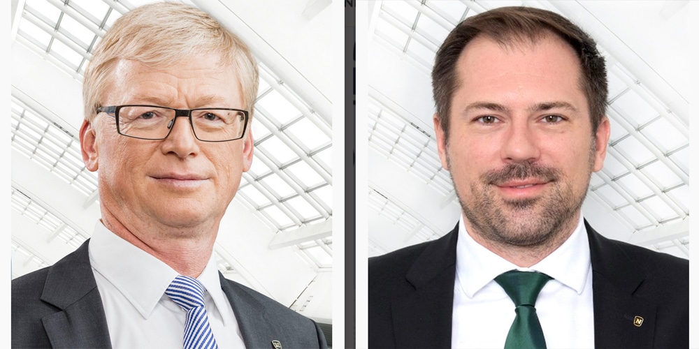 Casinò e Scommesse. Nuova struttura di vendita e produzione per il Gruppo NOVOMATIC Walter Eschbacher e Jakob Rothwangl