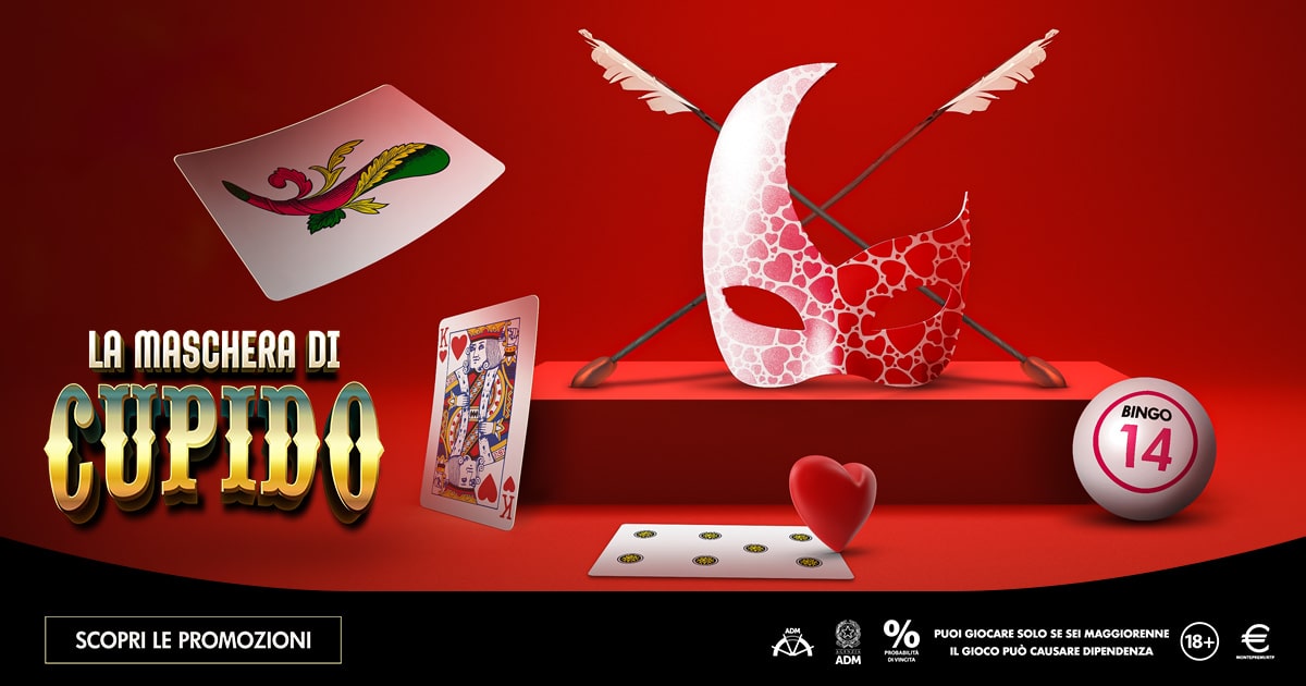 La Maschera di Cupido: per San Valentino e Carnevale promo Microgame sui giochi di carte La Maschera di Cupido: per San Valentino e Carnevale promo Microgame sui giochi di carte