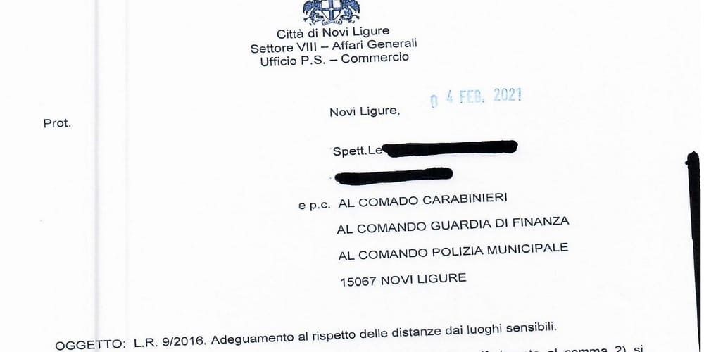 Riapertura sale giochi e scommesse? La beffa in Piemonte dove sono partiti gli avvisi per chiudere tutto entro maggio Riapertura sale giochi e scommesse? La beffa in Piemonte dove sono partiti gli avvisi per chiudere tutto entro maggio