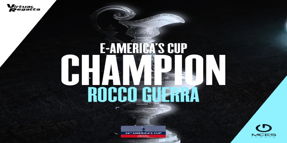 L’Italia trionfa in E-America’s Cup grazie a MCES: Rocco Guerra qualificato ai campionati del mondo di E-Sailing L’Italia trionfa in E-America’s Cup grazie a MCES: Rocco Guerra qualificato ai campionati del mondo di E-Sailing