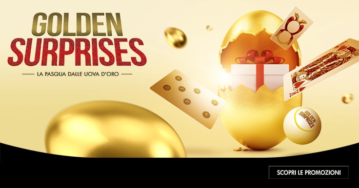 Golden Surprise: nell’uovo Microgame bingo, poker e card games Golden Surprise: nell’uovo Microgame bingo, poker e card games