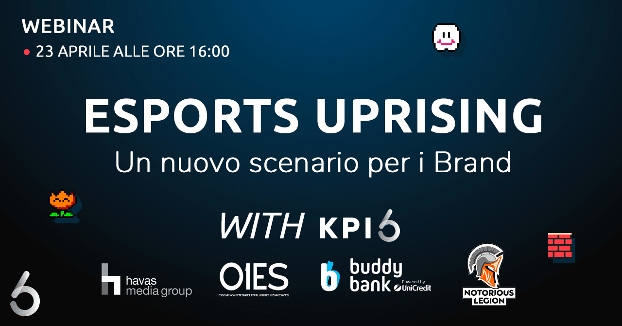 L’Osservatorio Italiano Esports e KPI6 presentano la prima dashboard di dati real time sul mercato degli Esports L’Osservatorio Italiano Esports e KPI6 presentano la prima dashboard di dati real time sul mercato degli Esports
