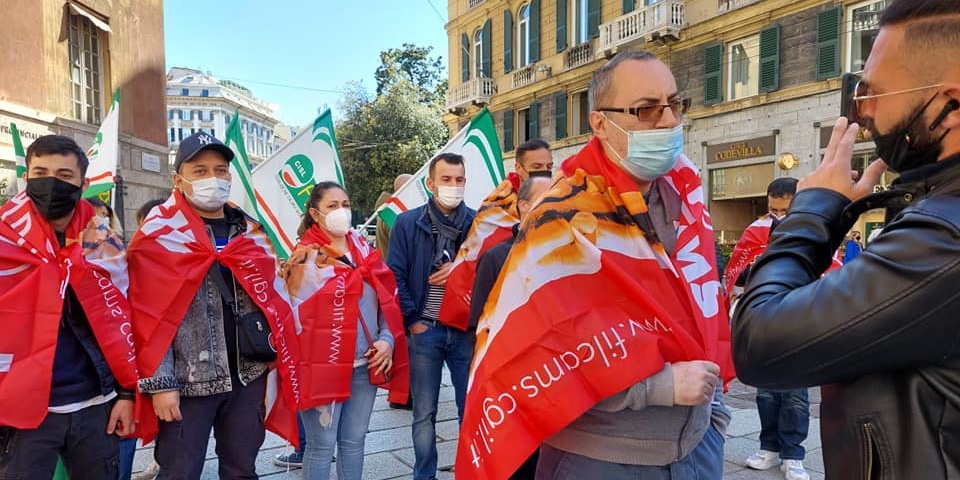 Manifestazione giochi a Genova, Fiore (Filcams Cgil): “Settore in sofferenza chiede di poter ricominciare a lavorare” Manifestazione giochi a Genova, Fiore (Filcams Cgil): “Settore in sofferenza chiede di poter ricominciare a lavorare”