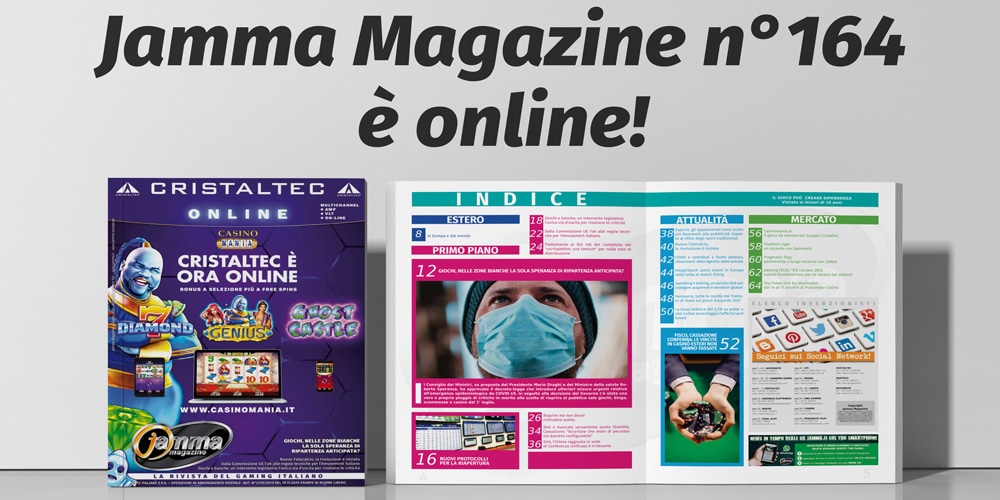 Jamma Magazine di Giugno 2021 è pronto per la stampa Jamma Magazine di Giugno 2021 è pronto per la stampa