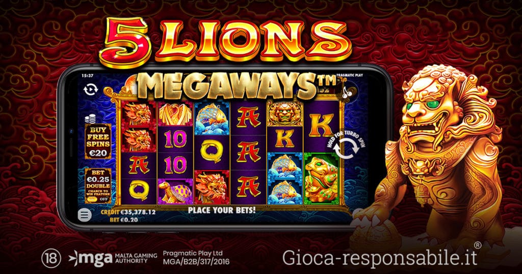 Pragmatic Play ci riporta in Asia con la slot online 5 Lions Megaways™ Pragmatic Play ci riporta in Asia con la slot online 5 Lions Megaways™