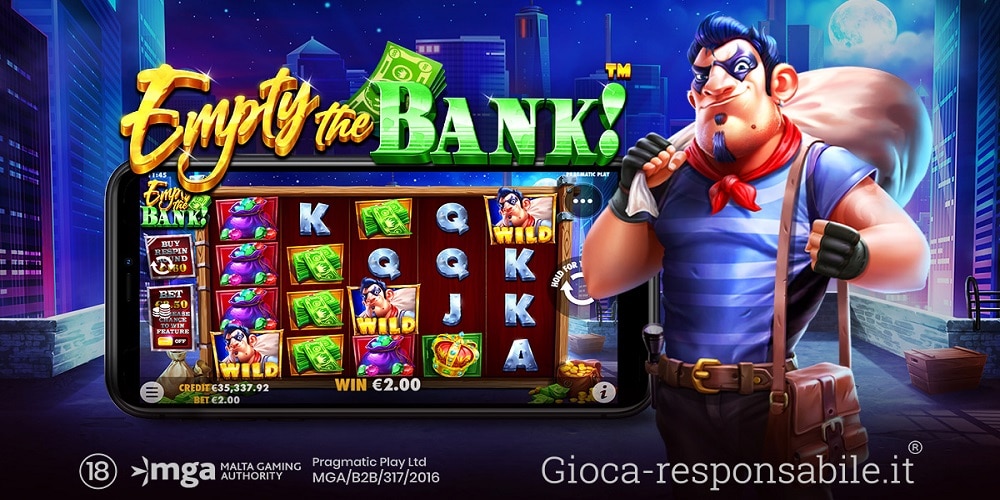 Pragmatic Play studia la fuga perfetta con EMPTY THE BANK™ Pragmatic Play studia la fuga perfetta con EMPTY THE BANK™