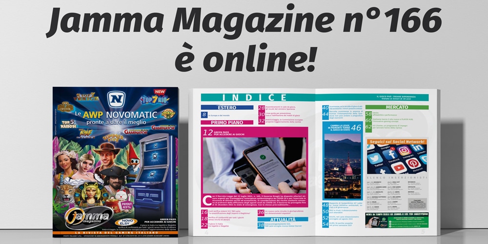 Jamma Magazine 166 è pronto per la distribuzione Jamma Magazine 166 è pronto per la distribuzione