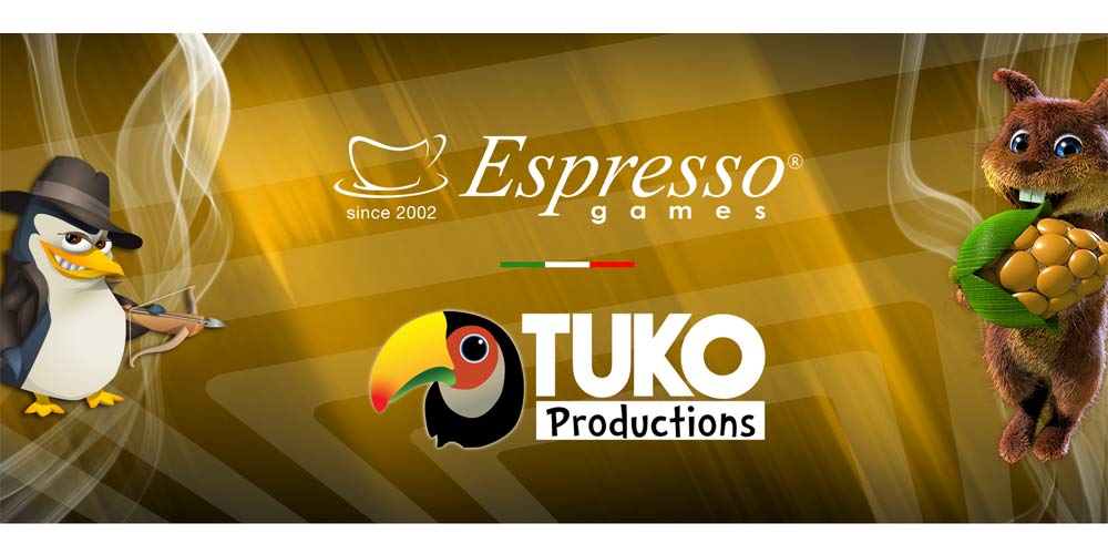 Espresso Games e Tuko Productions insieme per una partnership forte e tutta all’italiana Espresso Games e Tuko production