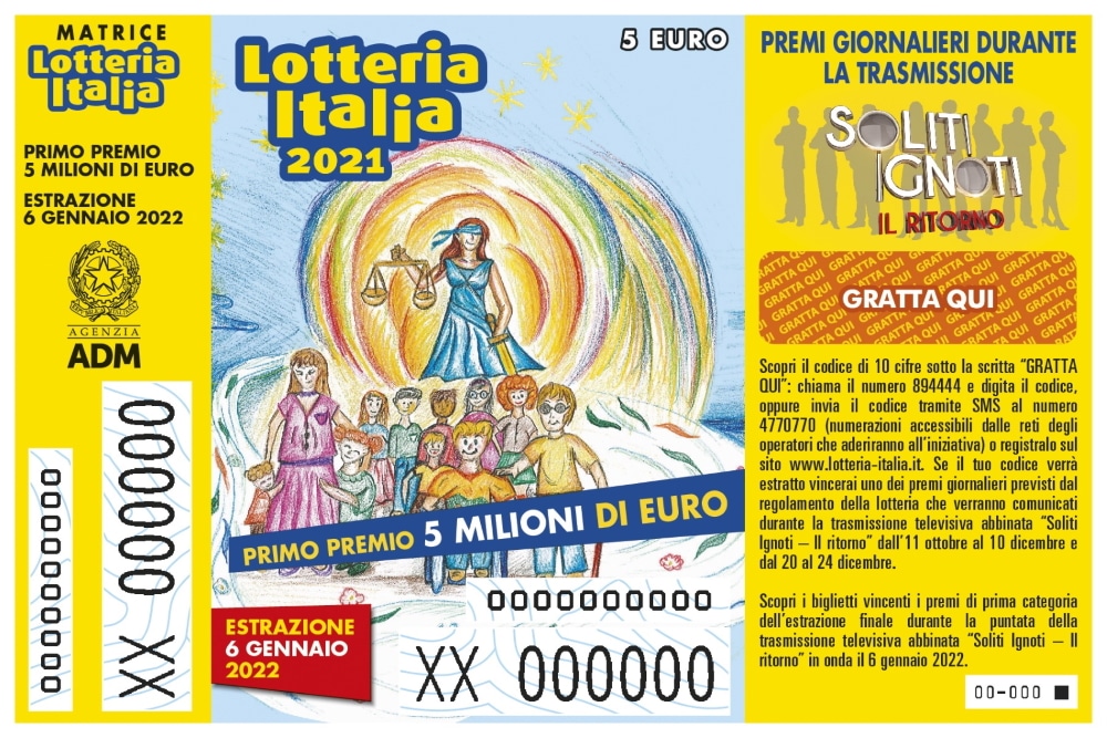 Lotteria Italia 2021: ecco tutte le rappresentazioni grafiche del biglietto Lotteria Italia 2021: ecco tutte le rappresentazioni grafiche del biglietto