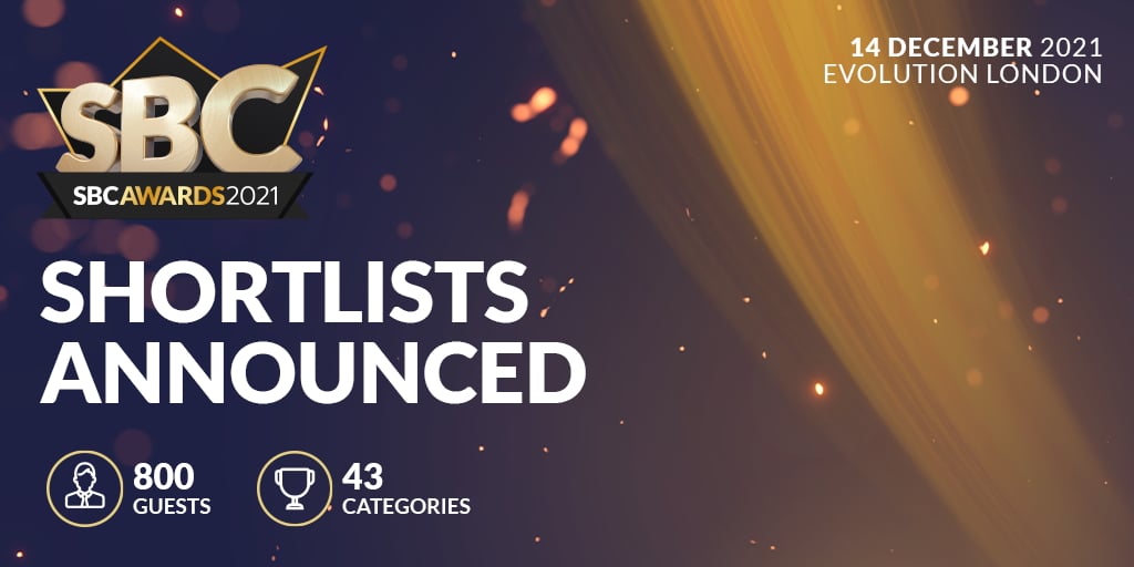 Giochi, i principali marchi internazionali guidano le shortlist degli SBC Awards 2021 Giochi, i principali marchi internazionali guidano le shortlist degli SBC Awards 2021