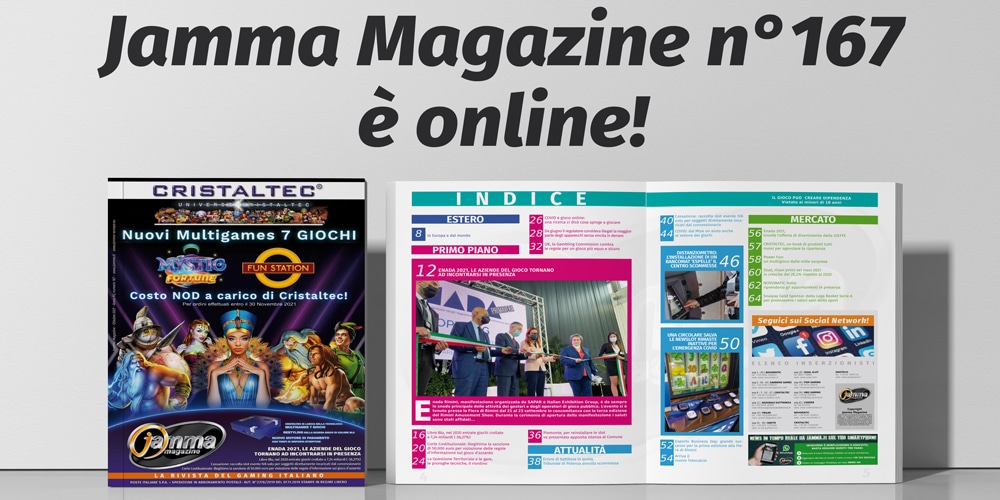 Jamma Magazine di Ottobre è online Jamma Magazine di Ottobre è online