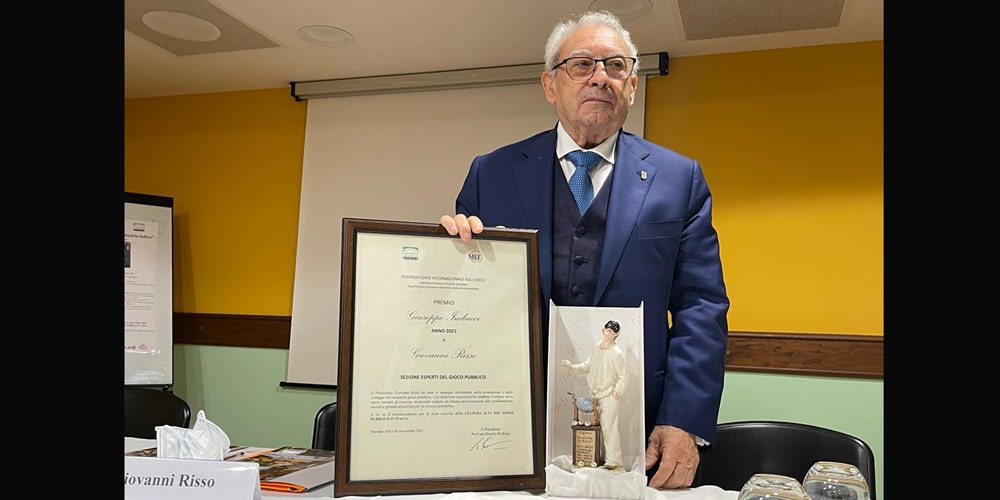 Osservatorio Internazionale sul Gioco: Premio Imbucci a Giovanni Risso Giovanni Risso