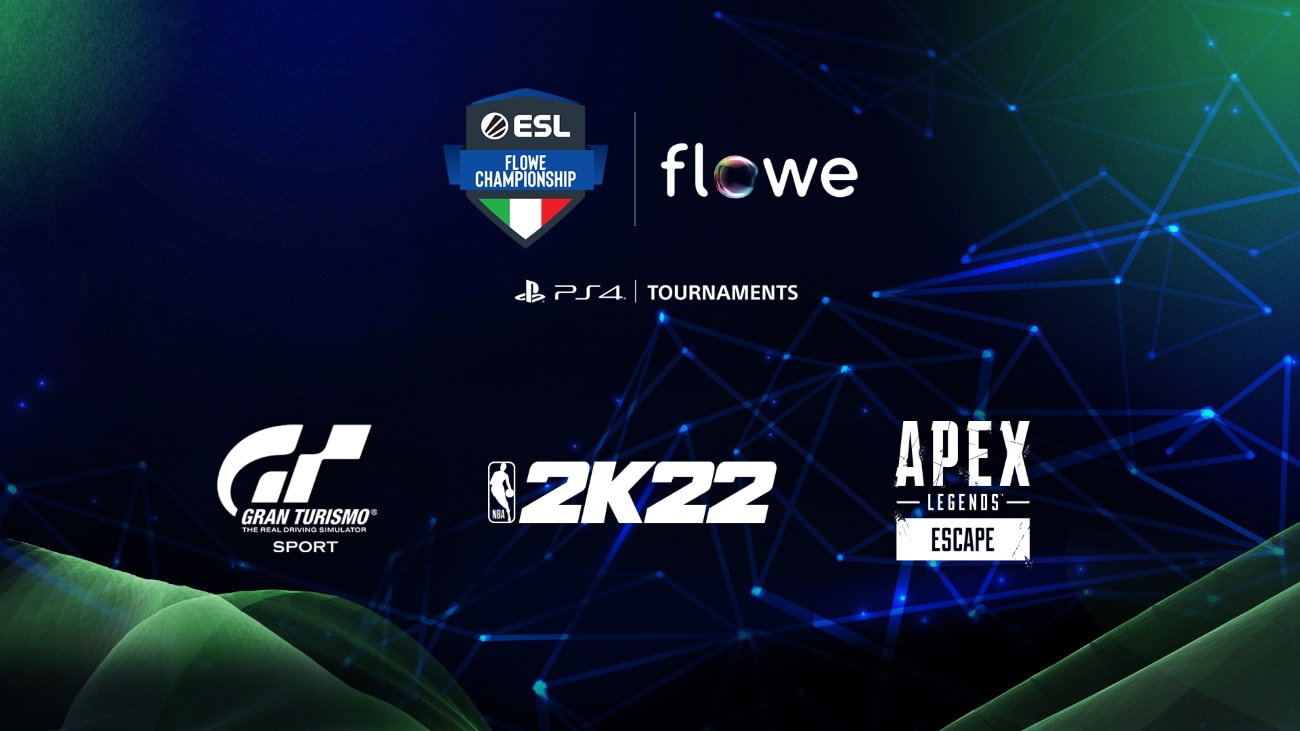 Esport, ESL Flowe Championship riaccende i motori: al via il torneo eco-green con Gran Turismo™ Sport, Apex Legends ed NBA 2K22 Esport, ESL Flowe Championship riaccende i motori: al via il torneo eco-green con Gran Turismo™ Sport, Apex Legends ed NBA 2K22